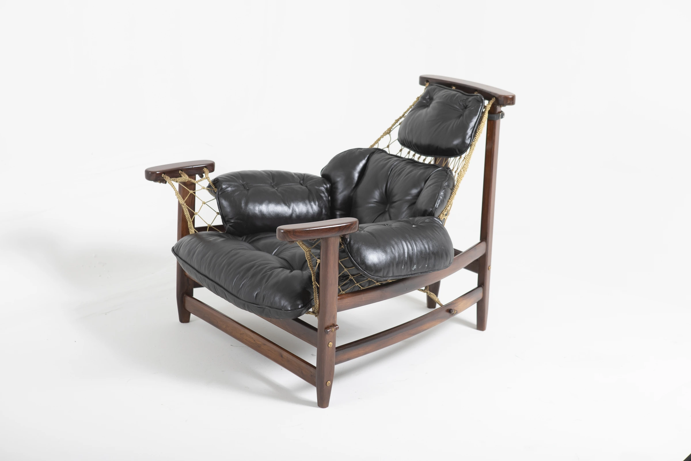 Jangada armchair with ottoman, Jean Gillon — photo 2
