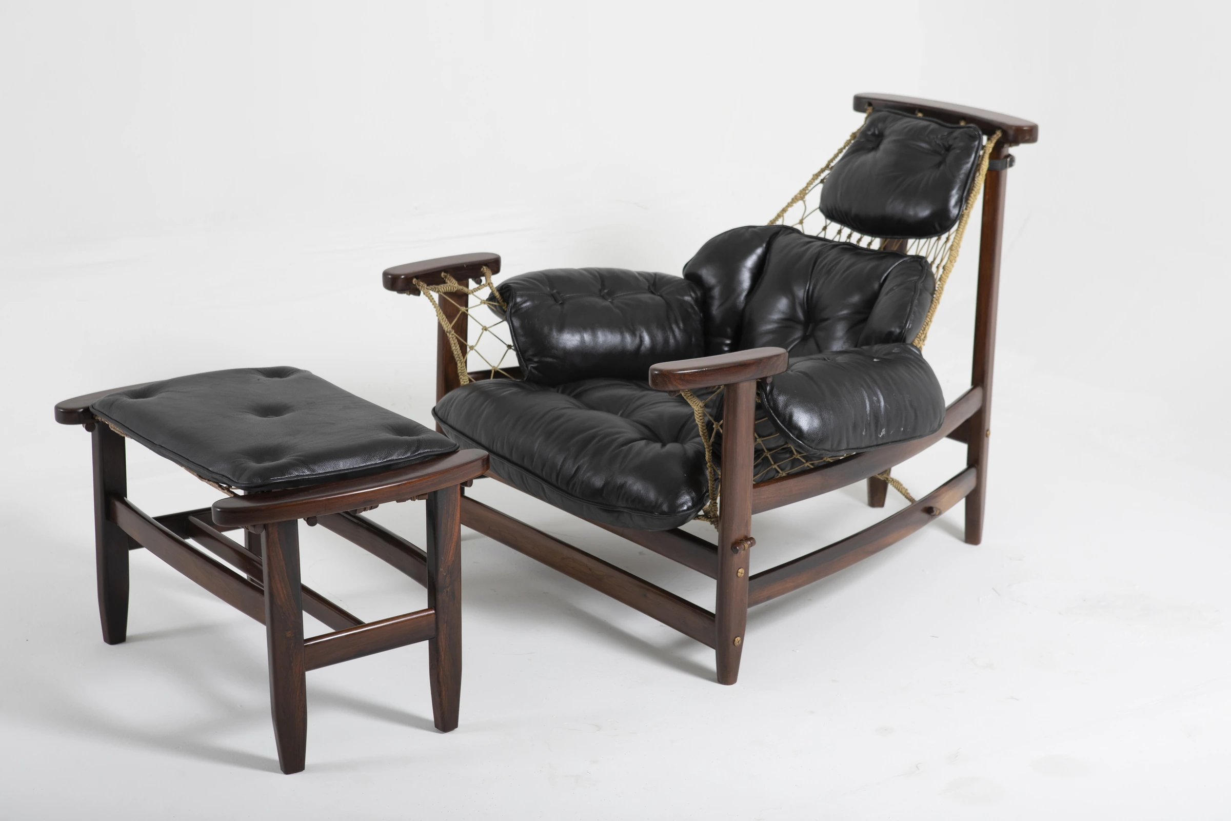 Jangada armchair with ottoman, Jean Gillon — photo 6