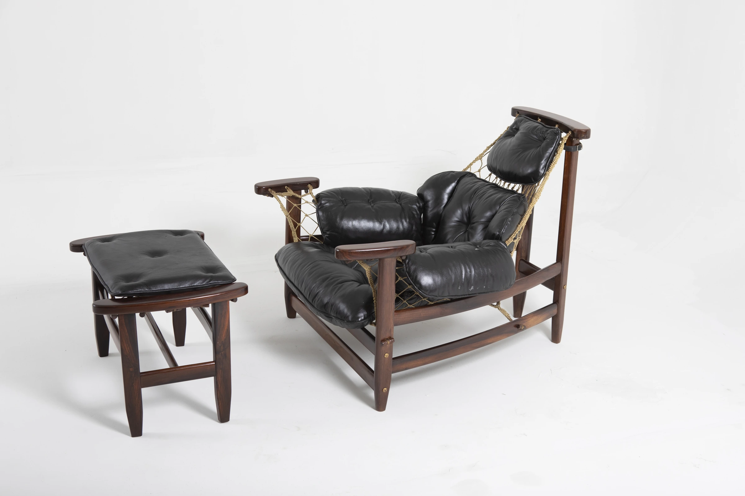 Jangada armchair with ottoman, Jean Gillon — photo 7