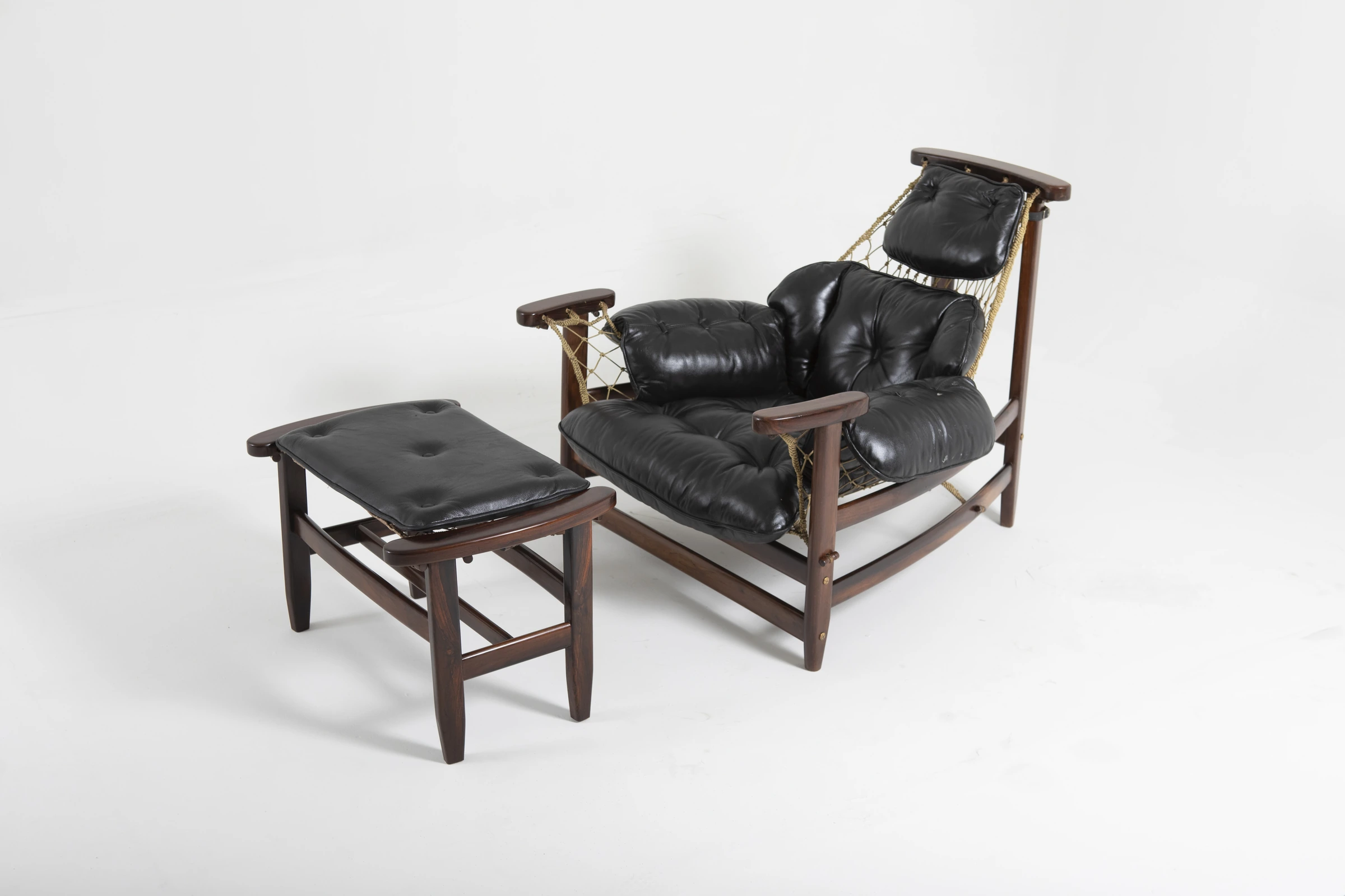 Jangada armchair with ottoman, Jean Gillon — photo 8
