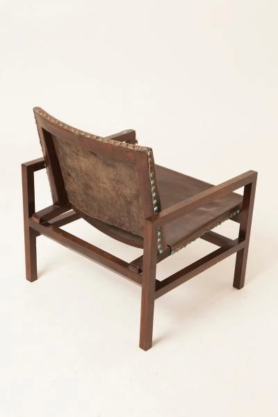 Leather sofa, Joaquim Tenreiro — photo 4