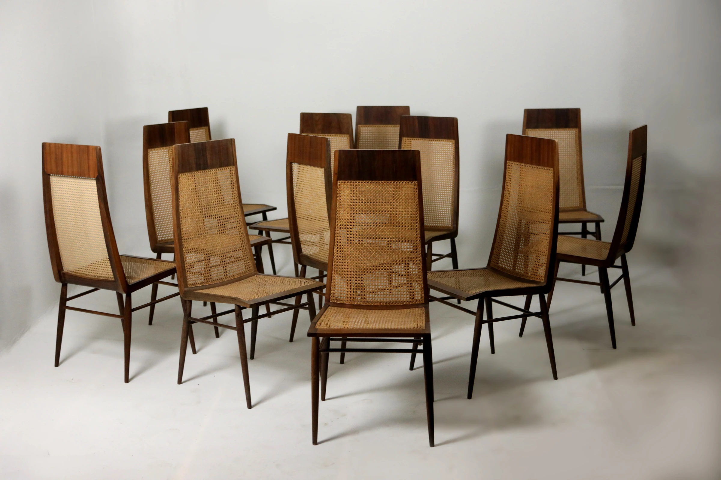 Recurva chair (Set of 6) — Joaquim Tenreiro