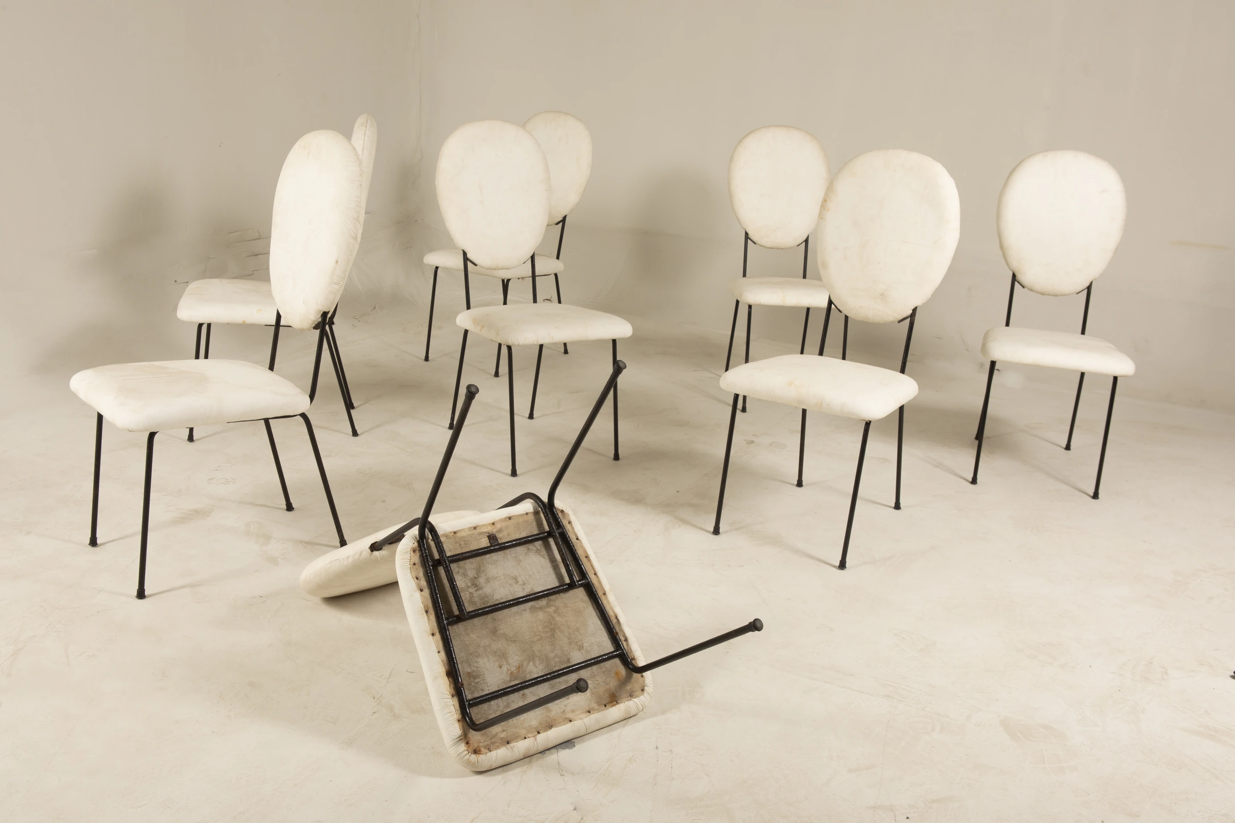Set of 8 chairs, Joaquim Tenreiro — photo 3