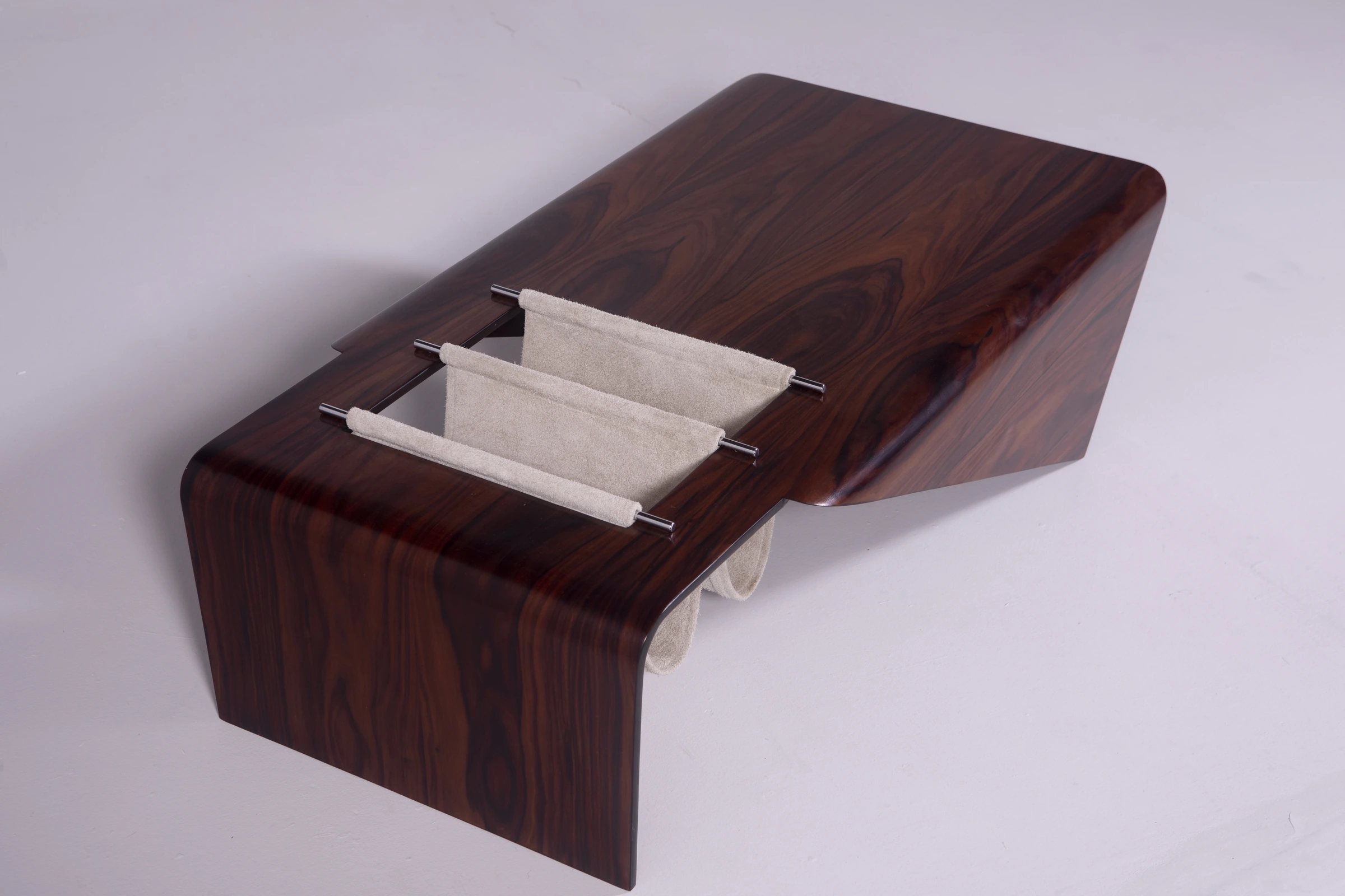 Andorinha coffee Table with magazine rack, Jorge Zalszupin — photo 3