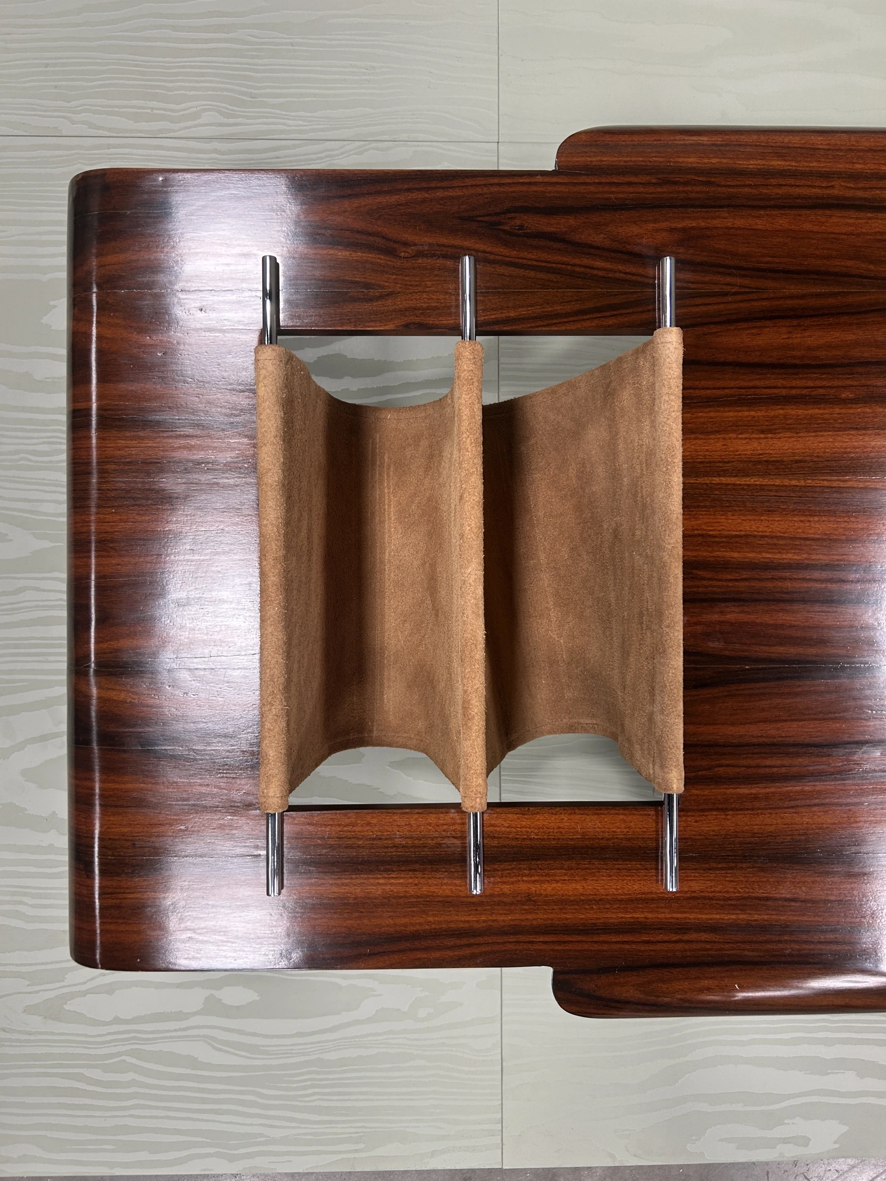 Andorinha coffee Table with magazine rack, Jorge Zalszupin — photo 2