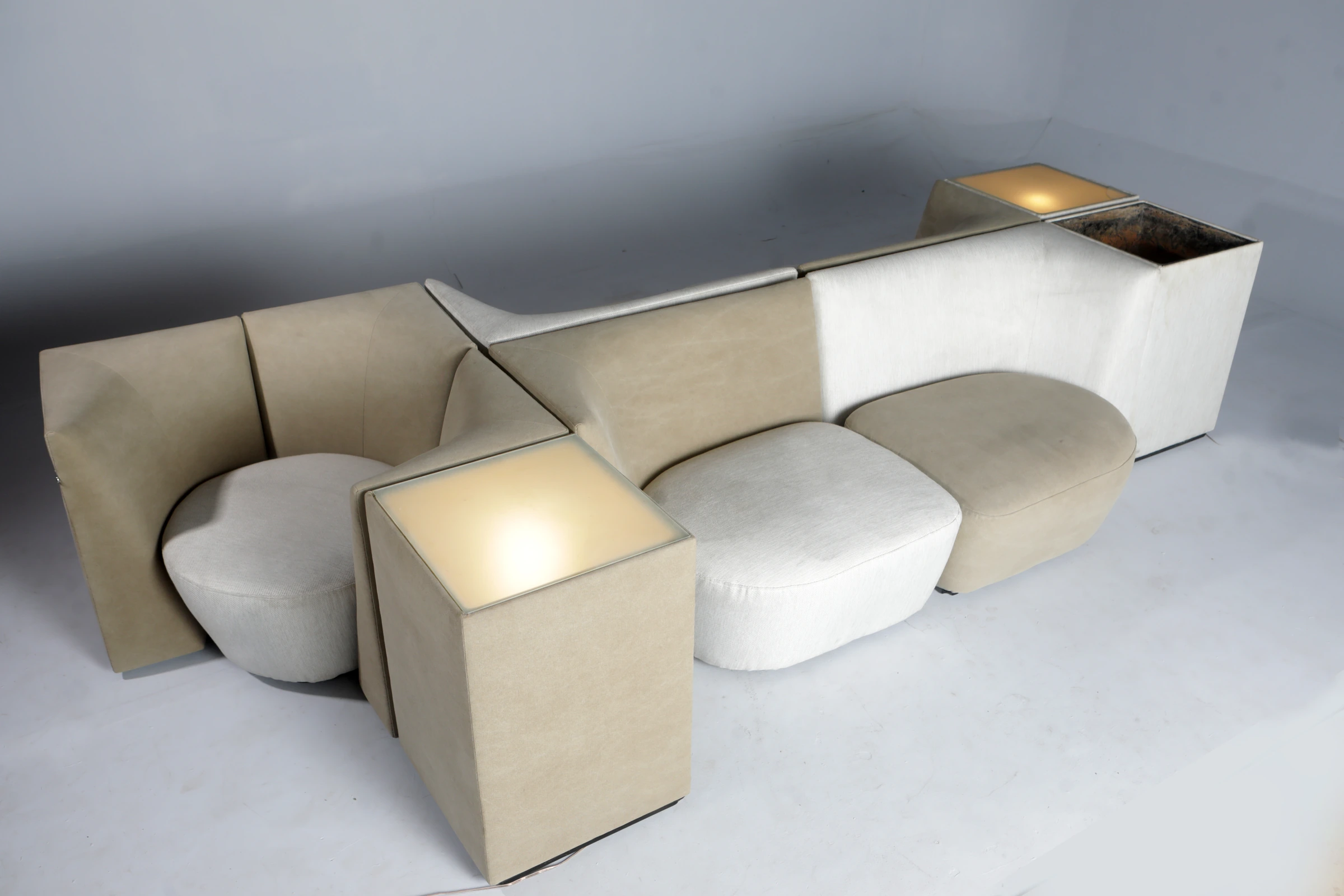 Modular sofa set, Jorge Zalszupin — photo 3