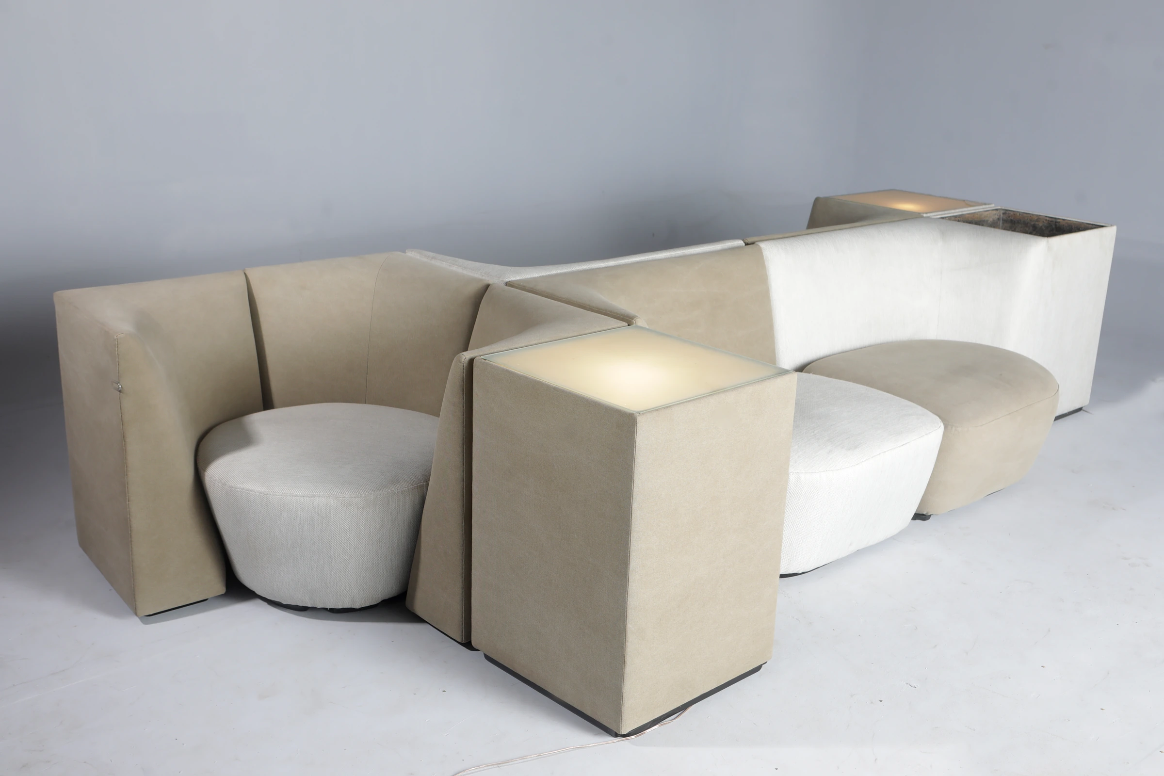 Modular sofa set, Jorge Zalszupin — photo 4