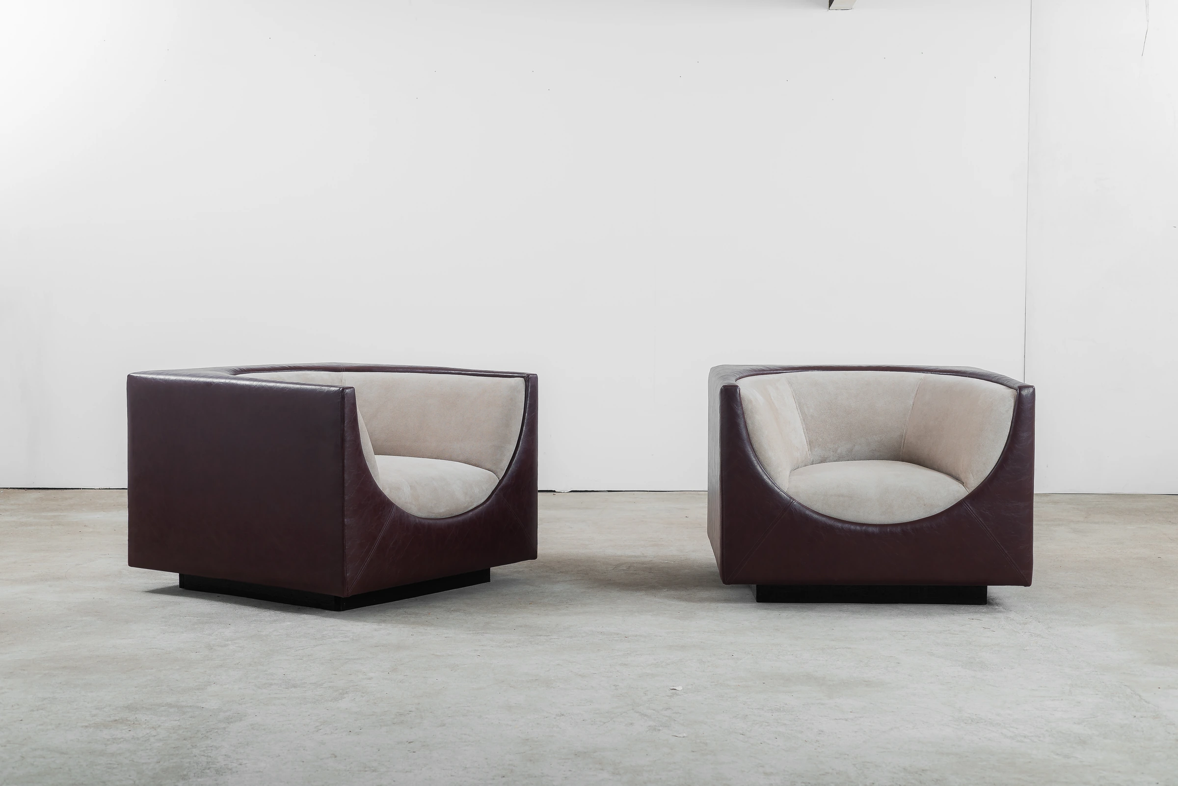 Pair of Cubo armchairs