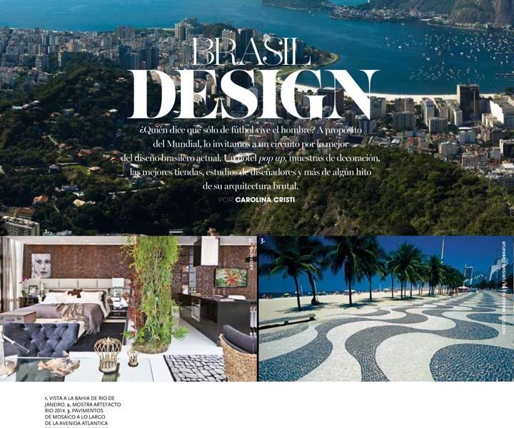 Artigo sobre Design na revista chilena ED, com ênfase no Mercado Moderno